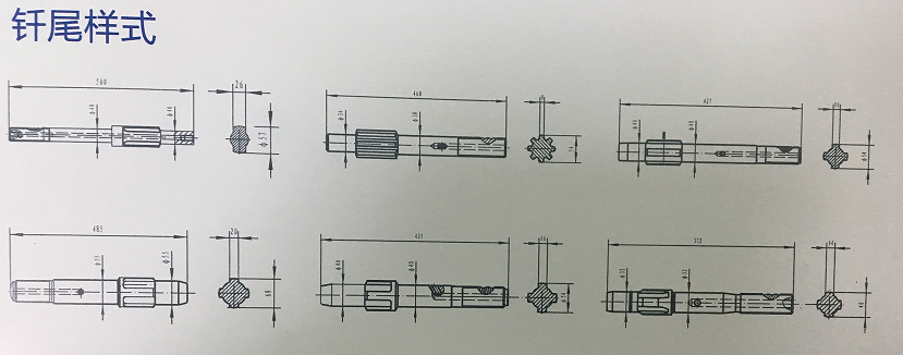 高炉开口钎尾